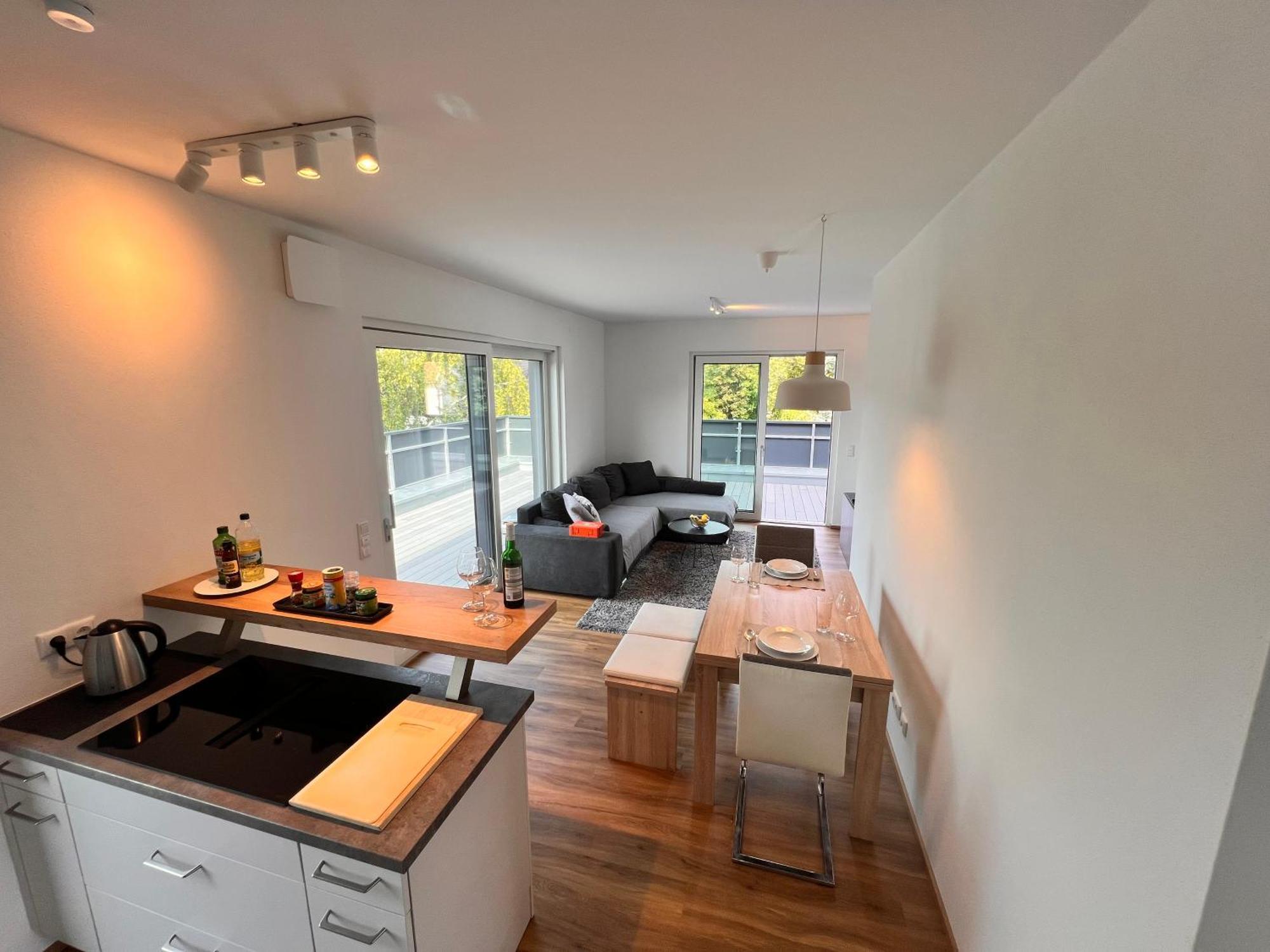 Modernes City-Apartment - Top-Lage In Nuernberg Eksteriør billede